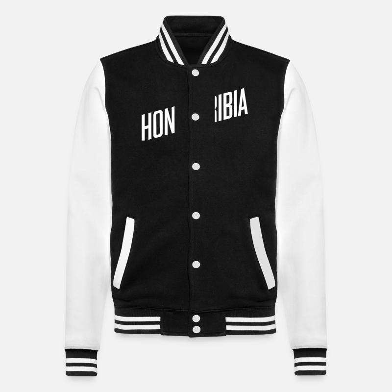 Hondarribia - Veste Teddy - noir/blanc