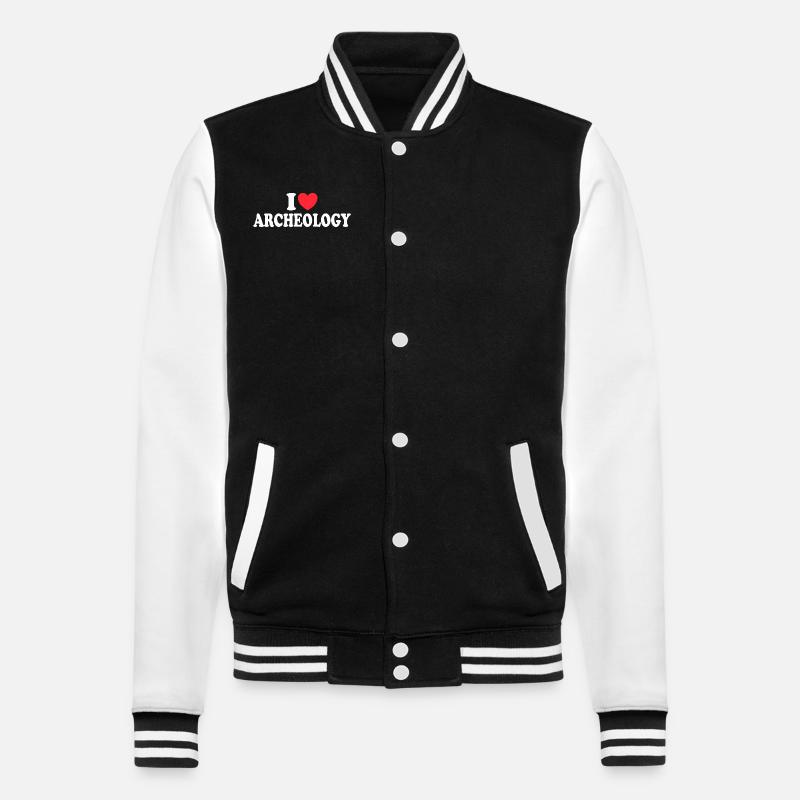 Archéologue Adore Archéologie - Veste Teddy - noir/blanc