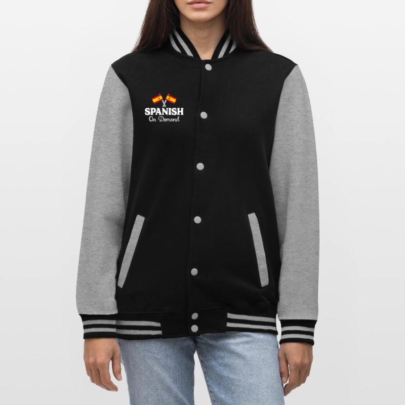 Spanish on request Spanish interpreter College Sweat Jacket