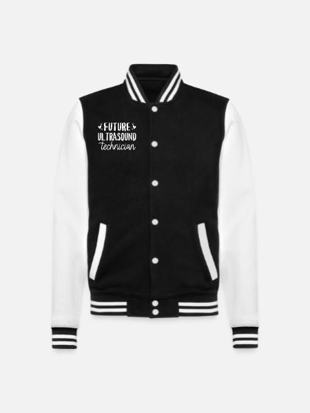 Futur Technicien En Échographie - Veste Teddy - noir/blanc