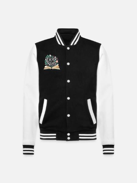 Book lover Reading fan - College Sweat Jacket - black/white