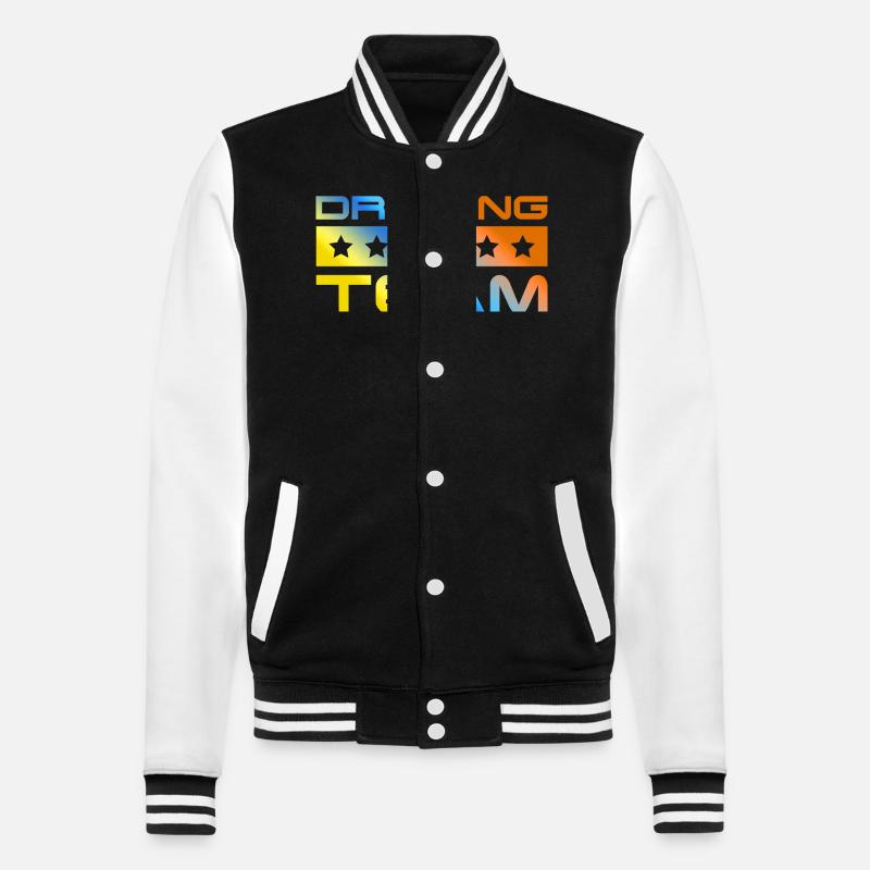 Drinking Crew Bunt - College-Sweatjacke - Schwarz/Weiß