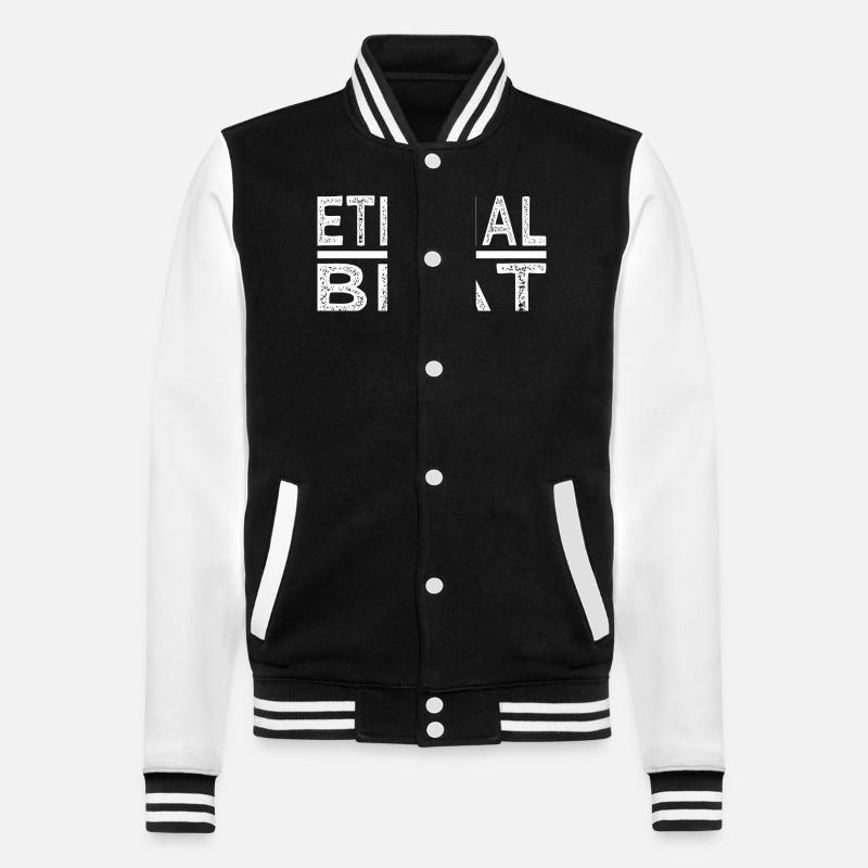 enduring classics awesome humor finding rhythm - College-Sweatjacke - Schwarz/Weiß