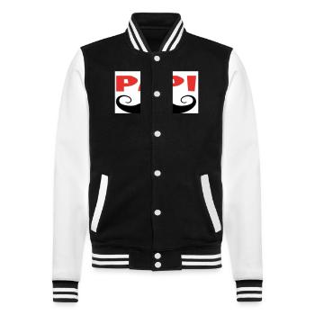 PAPI - Veste Teddy - noir/blanc - Devant - Nik (191cm) & Marisol (170cm)