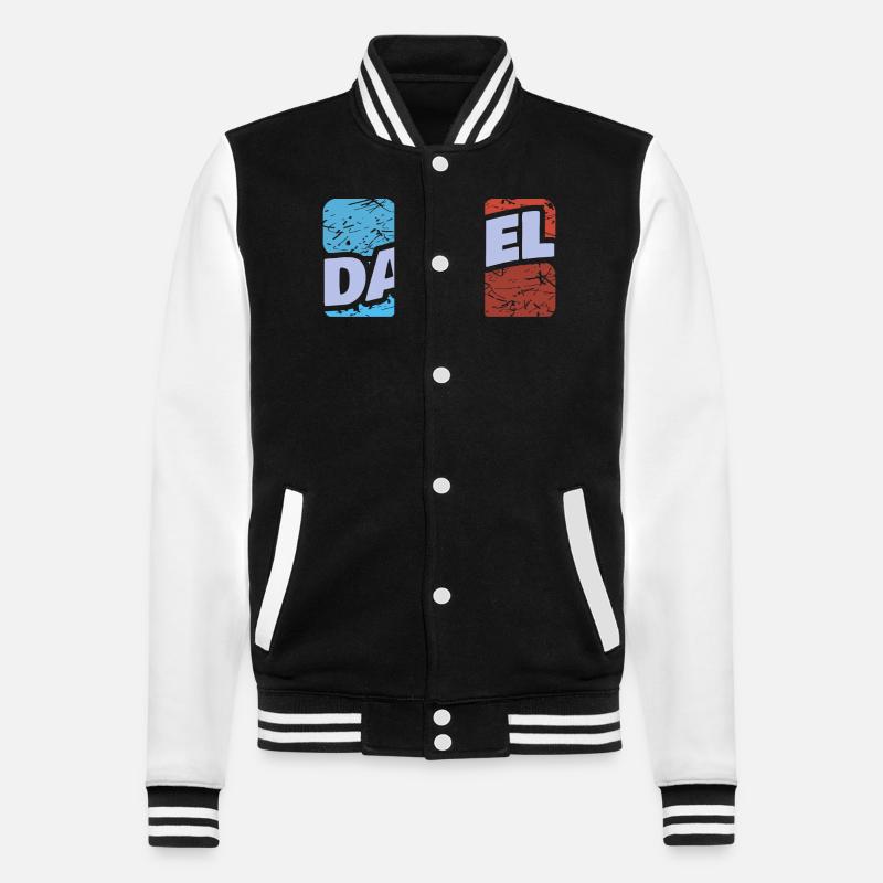 Daniel as Daniel - College Sweat Jacket - black/white
