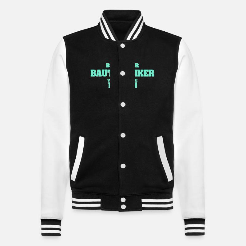 Profession Technicien en construction - Veste Teddy - noir/blanc