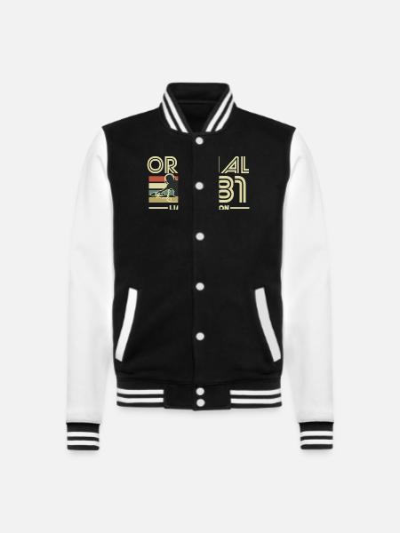 1981 - College Sweat Jacket - black/white