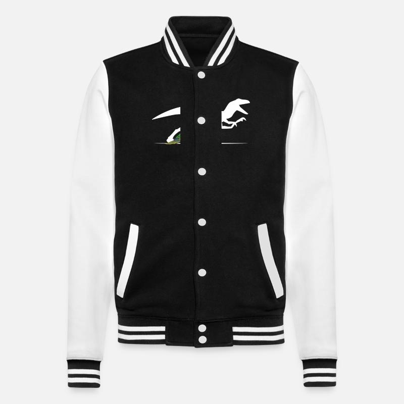 Perruche Perroquet Perruche Oiseau - Veste Teddy - noir/blanc