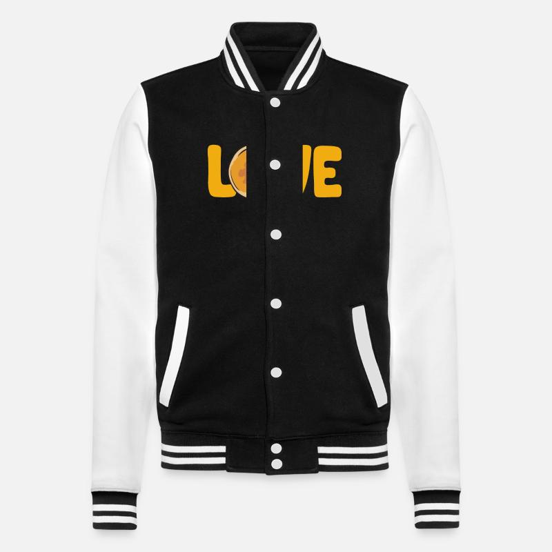 Pancake Breakfast Pancakes - College Sweat Jacket - black/white