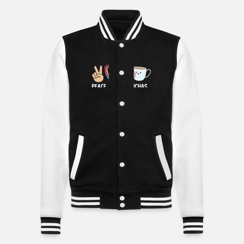 Latina Mutter - College-Sweatjacke - Schwarz/Weiß