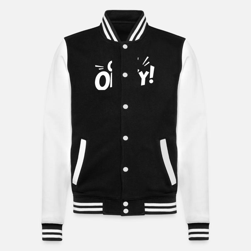 C'est okayy! - Veste Teddy - noir/blanc