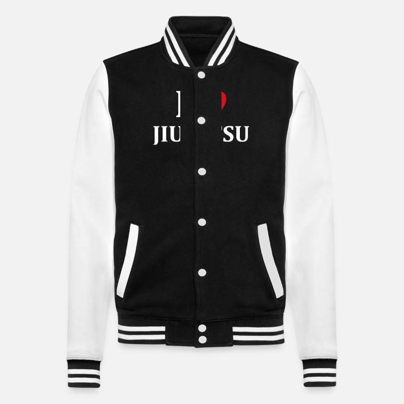 Jiu Jitsu - College-Sweatjacke - Schwarz/Weiß