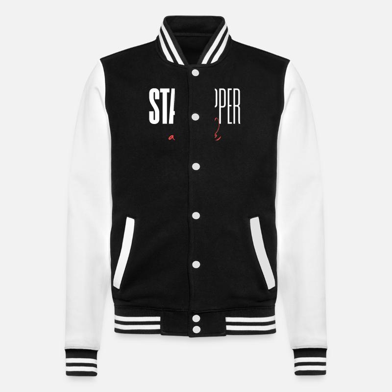 Startupper Startup au travail - Veste Teddy - noir/blanc
