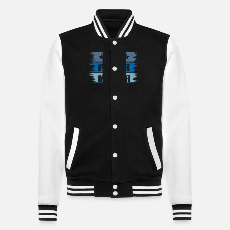 Heißluftfritteuse Master Culinary Crafts - College-Sweatjacke - Schwarz/Weiß