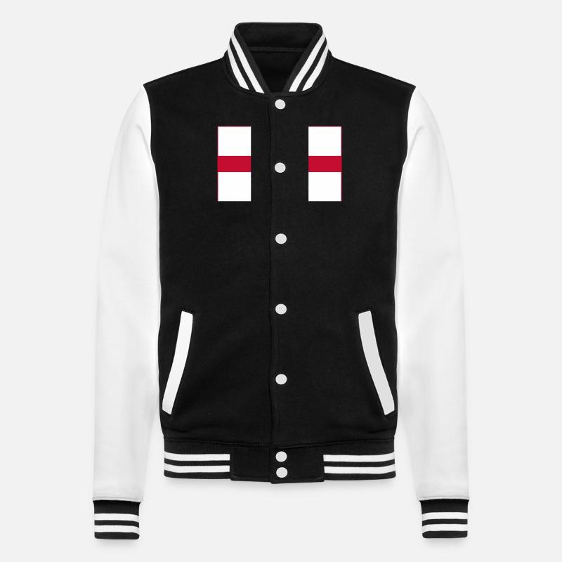 Drapeau de l’Angleterre - Veste Teddy - noir/blanc