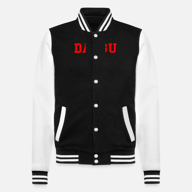 Daegu Corée - Veste Teddy - noir/blanc