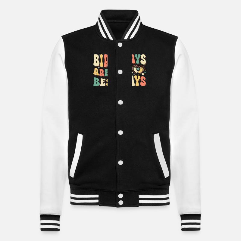 Infirmière Bébé Maternité Infirmière - Veste Teddy - noir/blanc