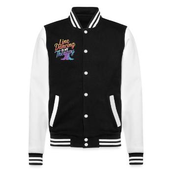 Danse en ligne Danseurs - Veste Teddy - noir/blanc - Devant - Nik (191cm) & Marisol (170cm)