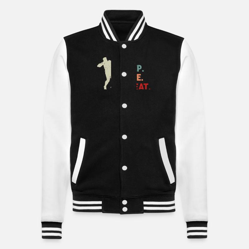 Lancer du poids Athlétisme - Veste Teddy - noir/blanc