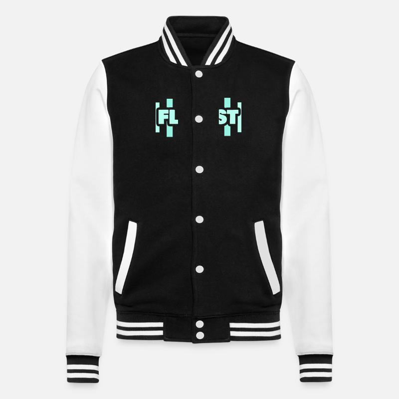 Fleuriste comme profession - Veste Teddy - noir/blanc