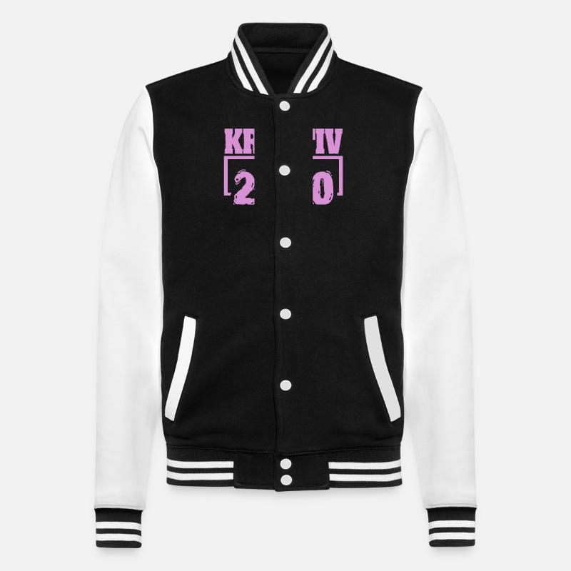 2000 2000 - Veste Teddy - noir/blanc