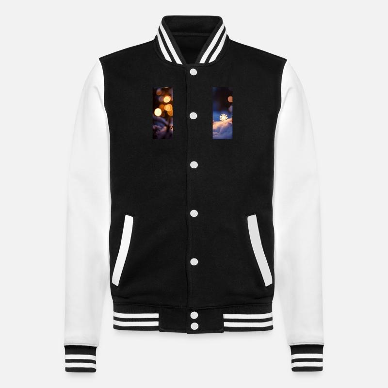 de Noël dans la forêt - Veste Teddy - noir/blanc