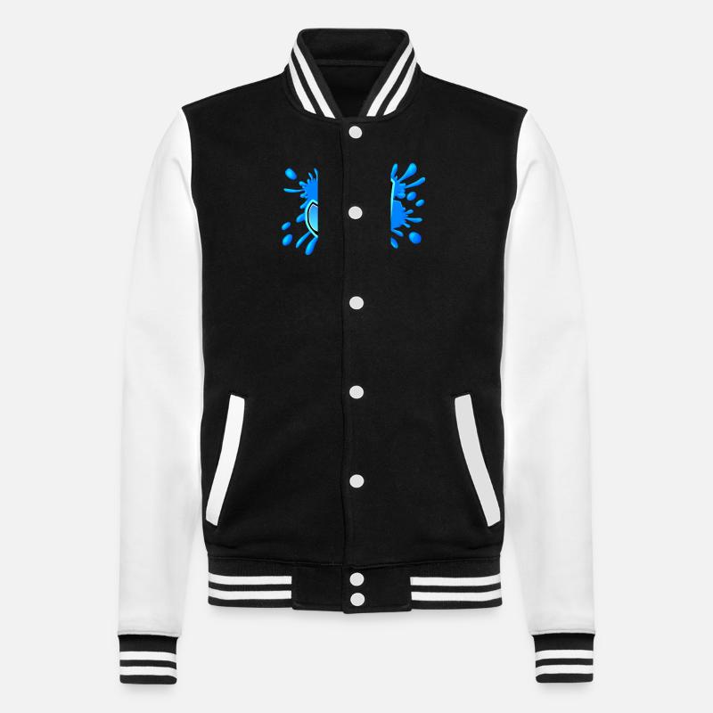 Graffiti JIN Printable on everything!! - College Sweat Jacket - black/white