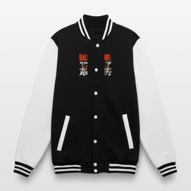 Ball Python Schlange Königspython College-Sweatjacke