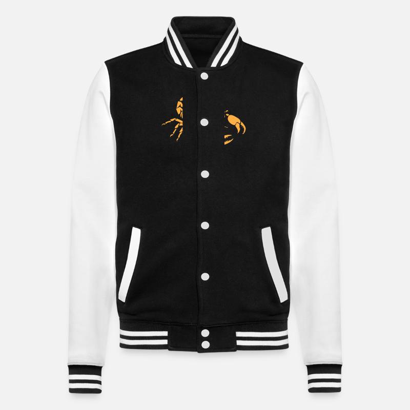 scorpion - College Sweat Jacket - black/white
