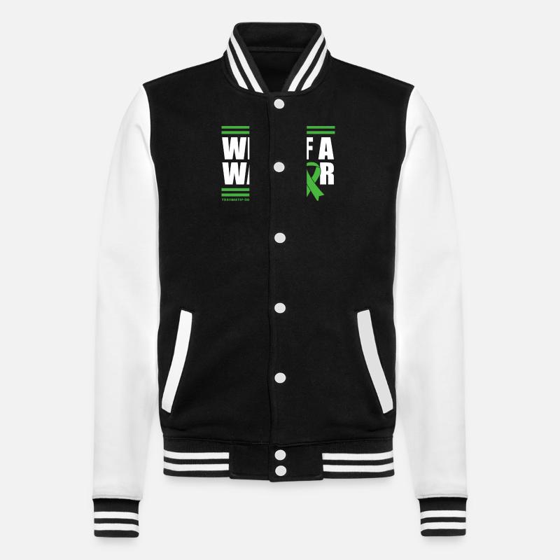 Schädel Hirn Trauma - College-Sweatjacke - Schwarz/Weiß