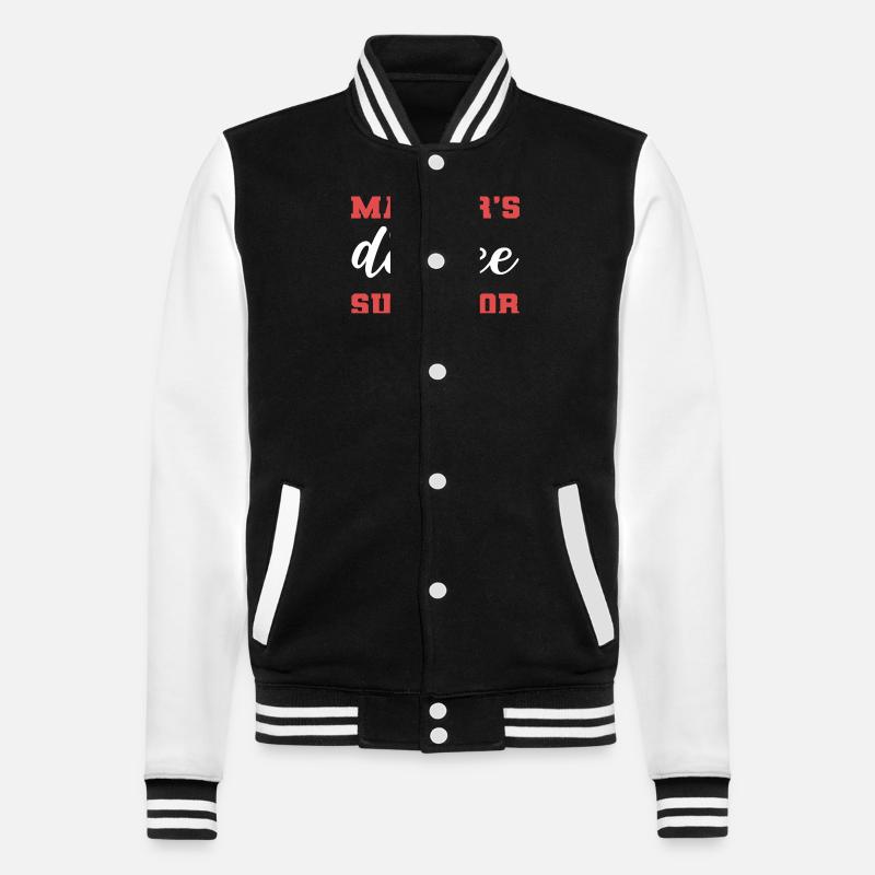Master Studium Abschlussfeier - College-Sweatjacke - Schwarz/Weiß