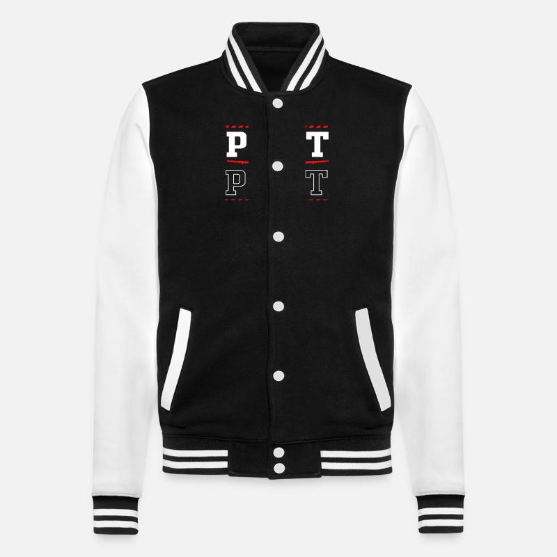 Pilot Flugzeug - College-Sweatjacke - Schwarz/Weiß