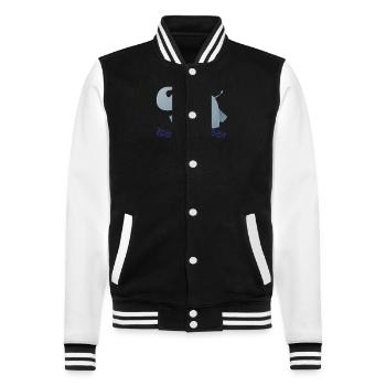 Wildtiere - College-Sweatjacke - Schwarz/Weiß - Vorne - Nik (191cm) & Marisol (170cm)