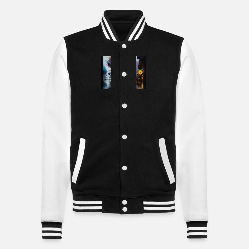 Reise von Actarus #14 - College-Sweatjacke - Schwarz/Weiß