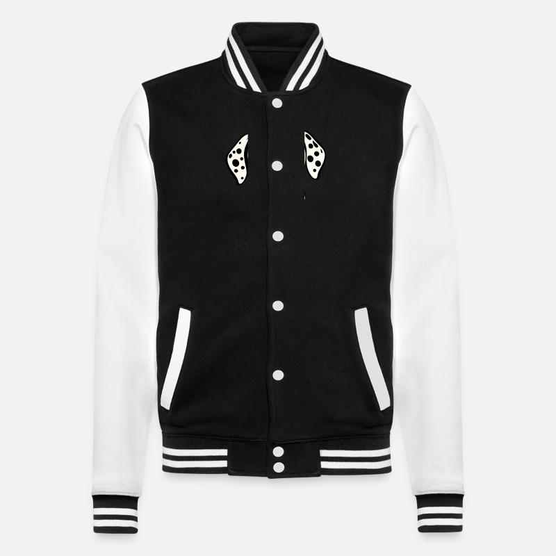 Chiot dalmatien mignon - Design noir/blanc - Veste Teddy - noir/blanc