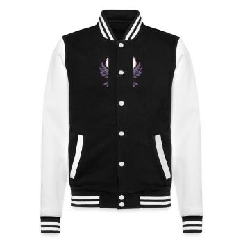 Aigle Bande Dessinée Couple Amour - Veste Teddy - noir/blanc - Devant - Nik (191cm) & Marisol (170cm)