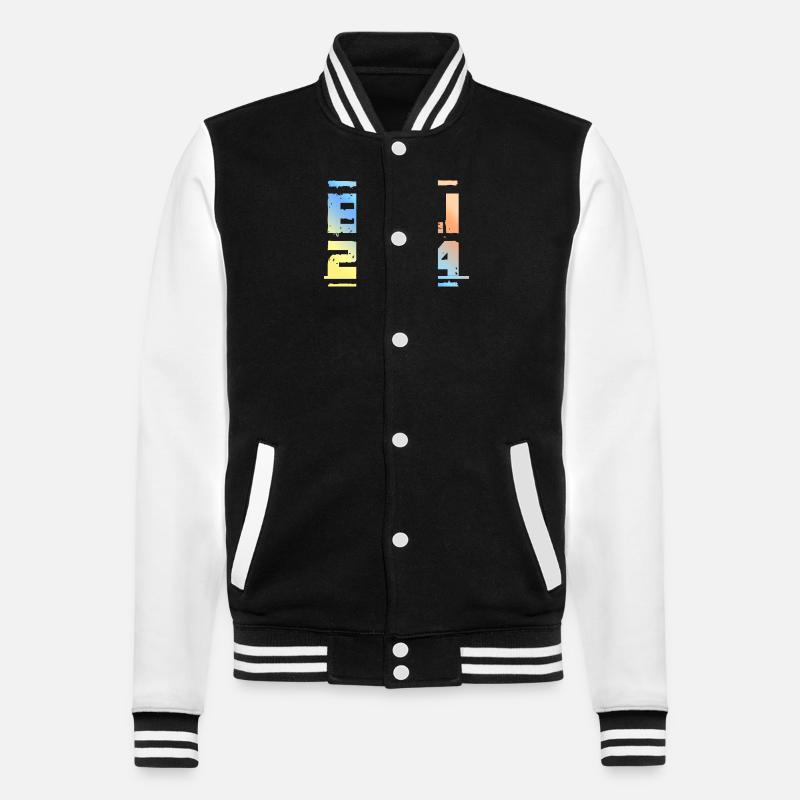 Bali 2024 Coloré - Veste Teddy - noir/blanc