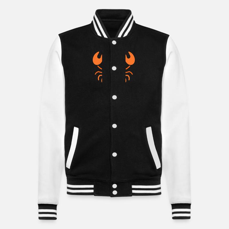 Crabe - Veste Teddy - noir/blanc