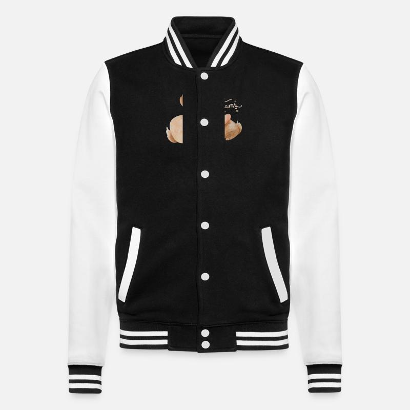 Lapins câlins - Veste Teddy - noir/blanc