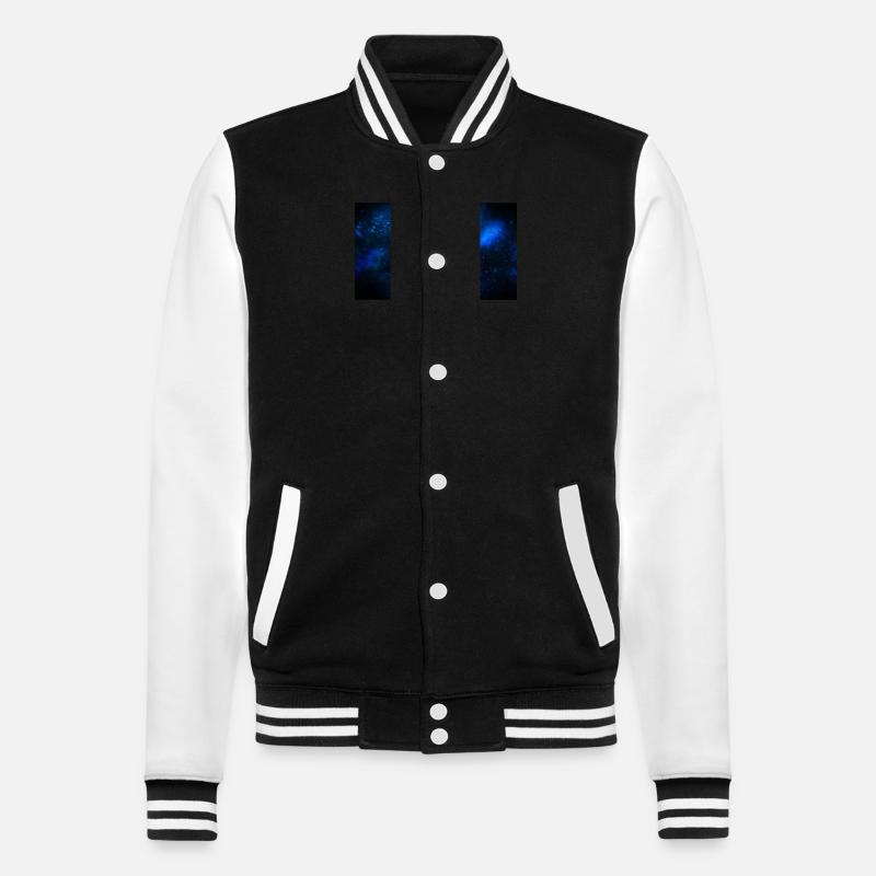 Espace - Galaxy Design - Veste Teddy - noir/blanc
