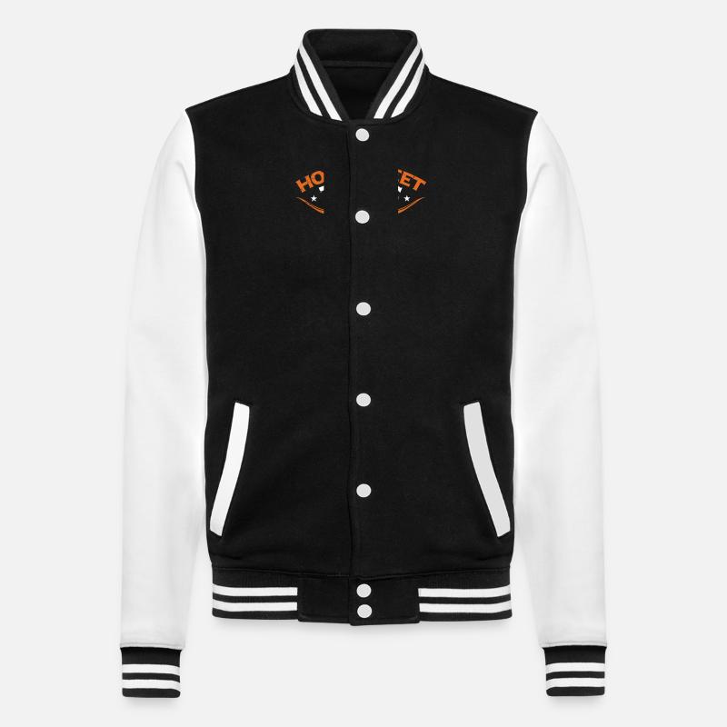 Longhorn, Lone Star State, Texas - College-Sweatjacke - Schwarz/Weiß