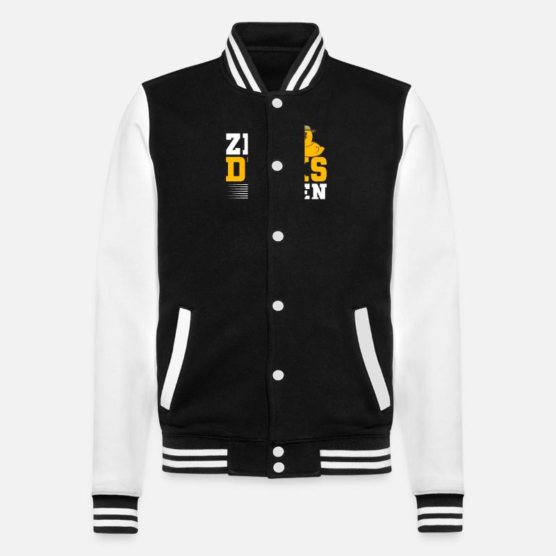 Rubber Duck Rubber Duck - College Sweat Jacket - black/white