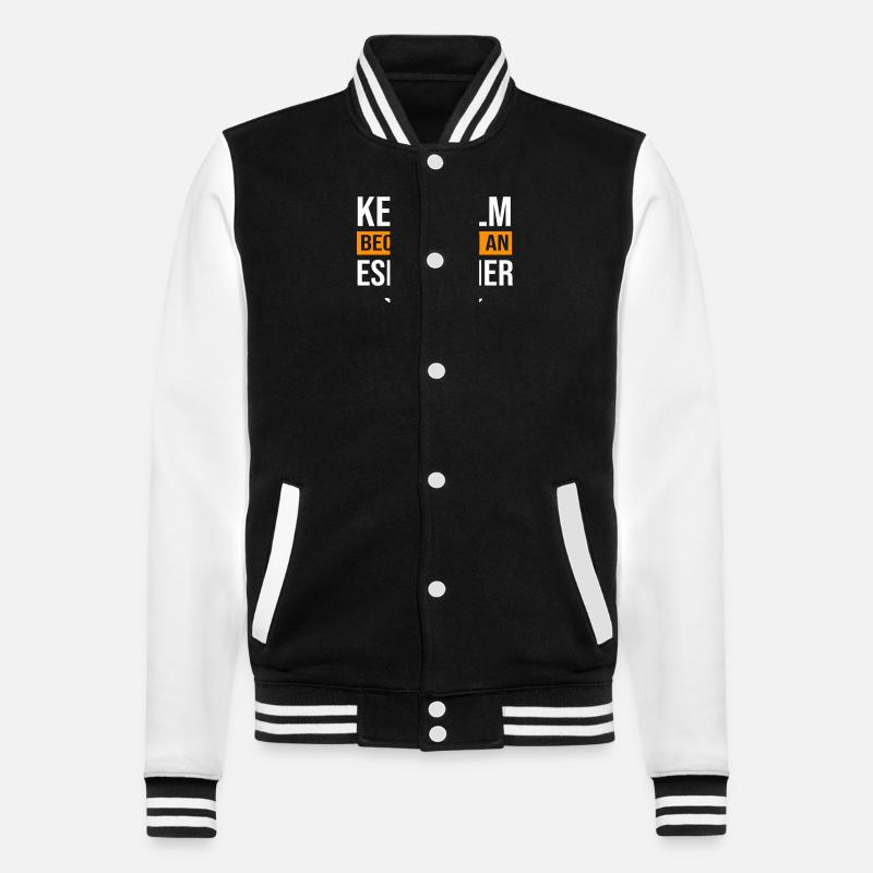 Professeur d’anglais Professeur d’anglais - Veste Teddy - noir/blanc