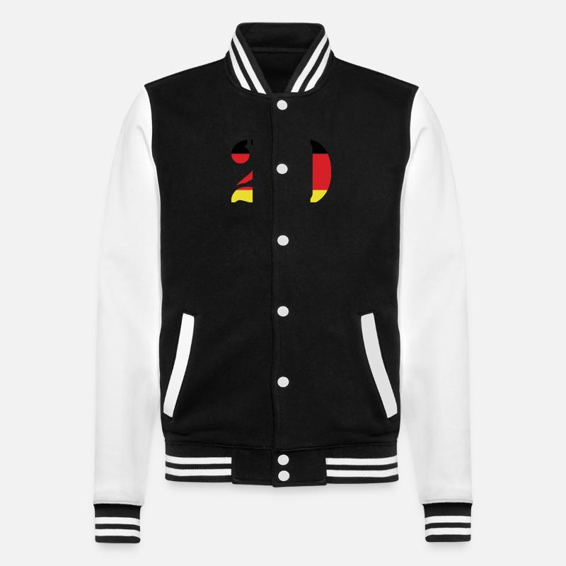 29 Number Jersey Germany - College Sweat Jacket - black/white