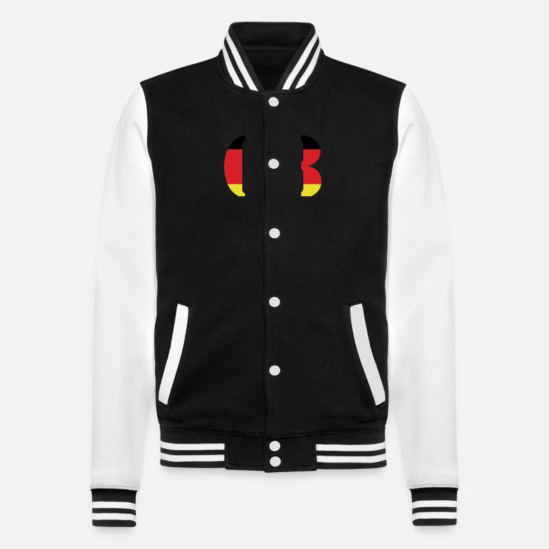 63 Number Jersey Germany - College Sweat Jacket - black/white
