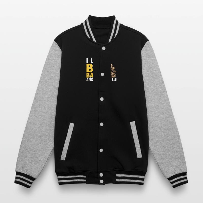 Ball Python Schlange Königspython College-Sweatjacke