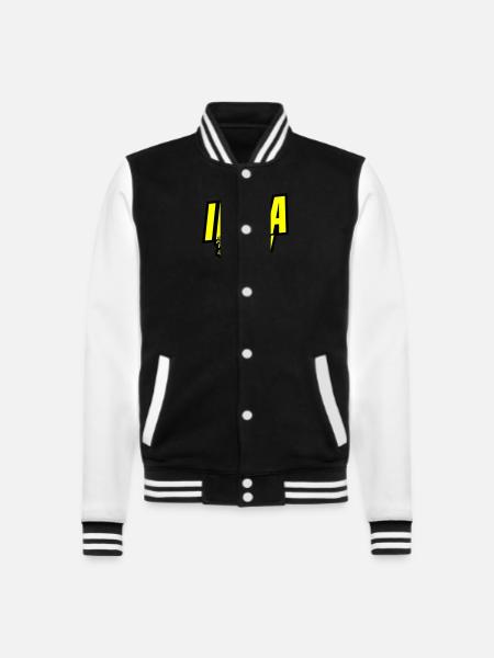 Ibiza Crew Anchor Palm Tree Heart Love - College Sweat Jacket - black/white