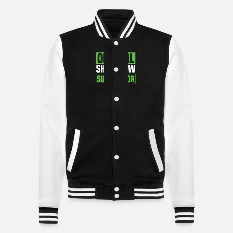 Offizieller Shitshow-Supervisor - College-Sweatjacke - Schwarz/Weiß