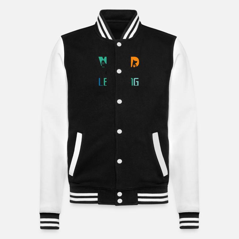Wild About Learning Lehrer Schule Pre-K Tier - College-Sweatjacke - Schwarz/Weiß