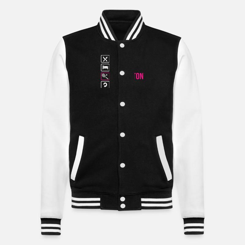 Badminton - Veste Teddy - noir/blanc